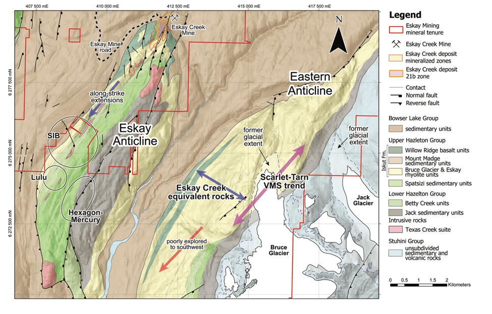 Eskay Mining Corp., Thursday, February 23, 2023, Press release picture