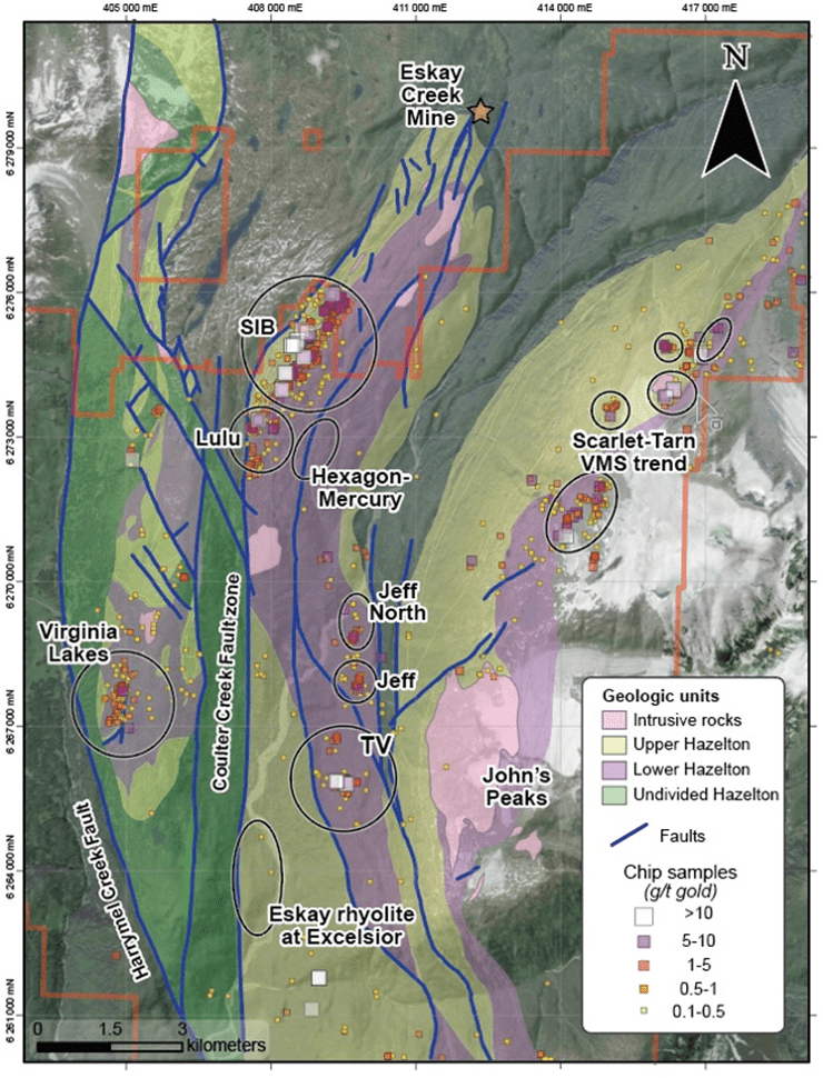 Eskay Mining Corp., Thursday, February 23, 2023, Press release picture