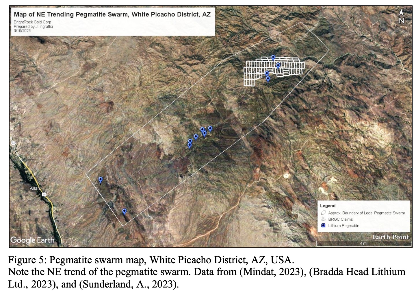 BrightRock Gold Corp, Monday, March 13, 2023, Press release picture