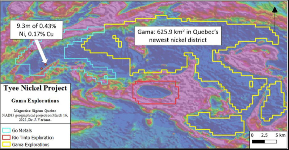 Gama Explorations Inc., Tuesday, March 21, 2023, Press release picture