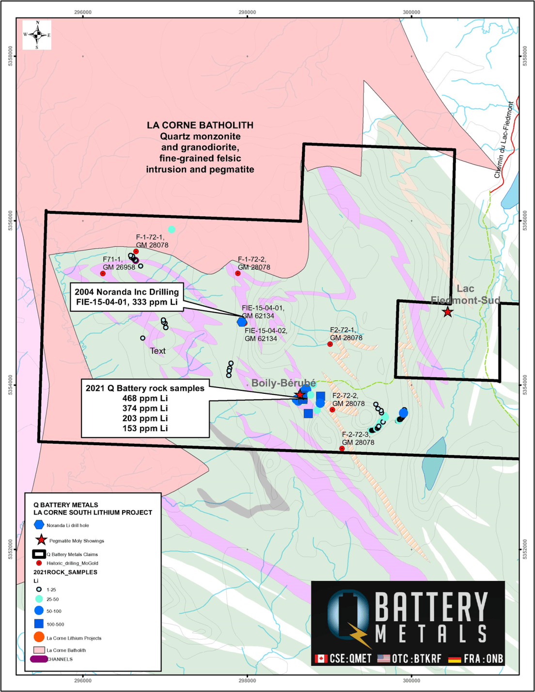 Q Battery Metals Corp., Wednesday, March 15, 2023, Press release picture