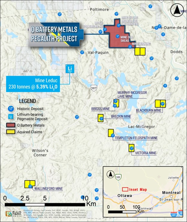 Q Battery Metals Corp., Monday, March 13, 2023, Press release picture