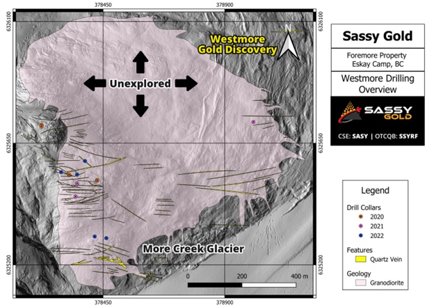 Sassy Gold Corporation, Friday, March 3, 2023, Press release picture