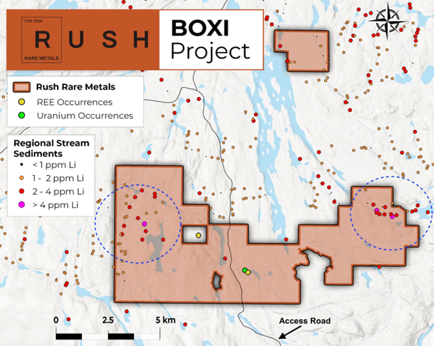 Rush Rare Metals Corp., Monday, April 10, 2023, Press release picture