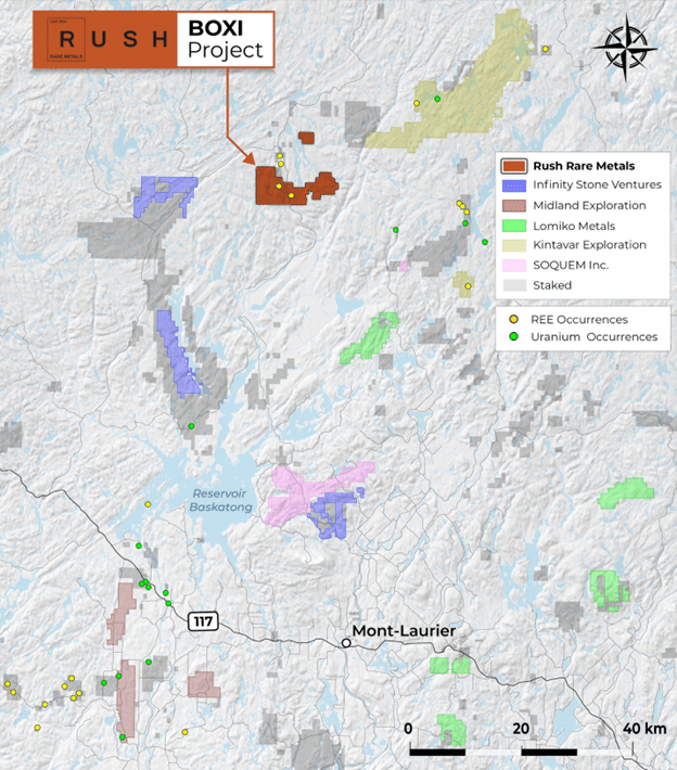 Rush Rare Metals Corp., Monday, April 10, 2023, Press release picture