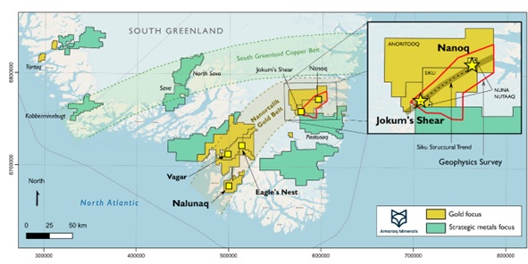 Amaroq Minerals Ltd., Wednesday, May 3, 2023, Press release picture