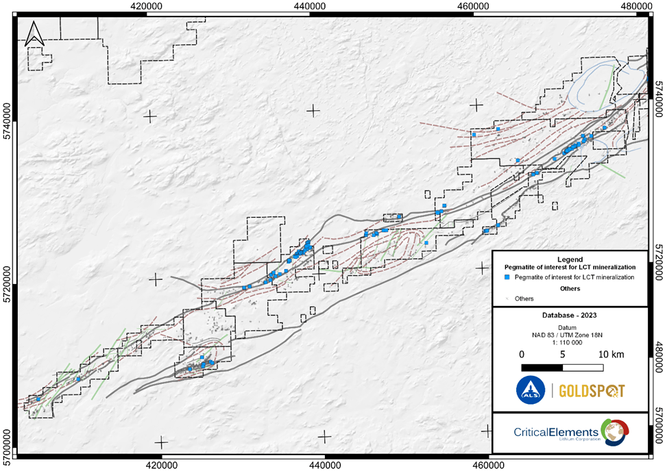 Critical Elements Lithium Corporation, Tuesday, May 30, 2023, Press release picture