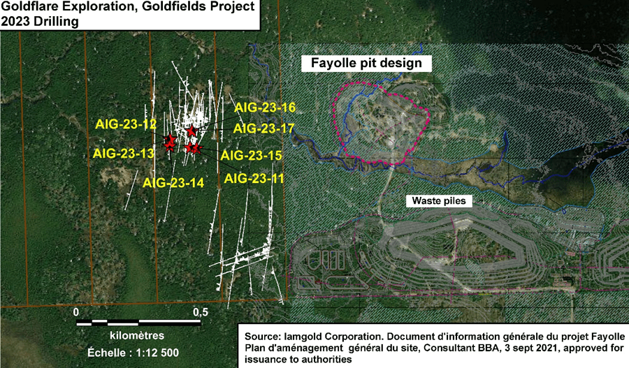 Goldflare Exploration Inc., Wednesday, May 3, 2023, Press release picture