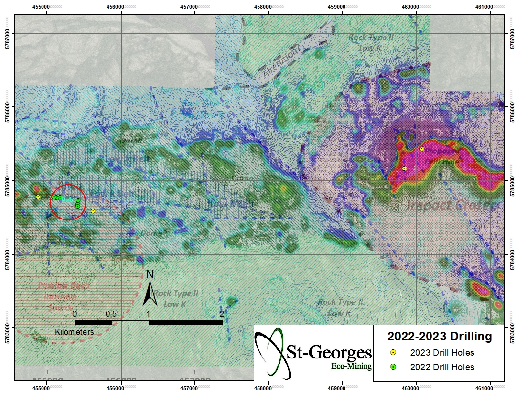 St-Georges Eco-Mining Corp., Wednesday, May 17, 2023, Press release picture