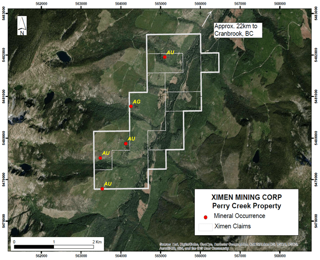 Ximen Mining Corp, Tuesday, May 16, 2023, Press release picture