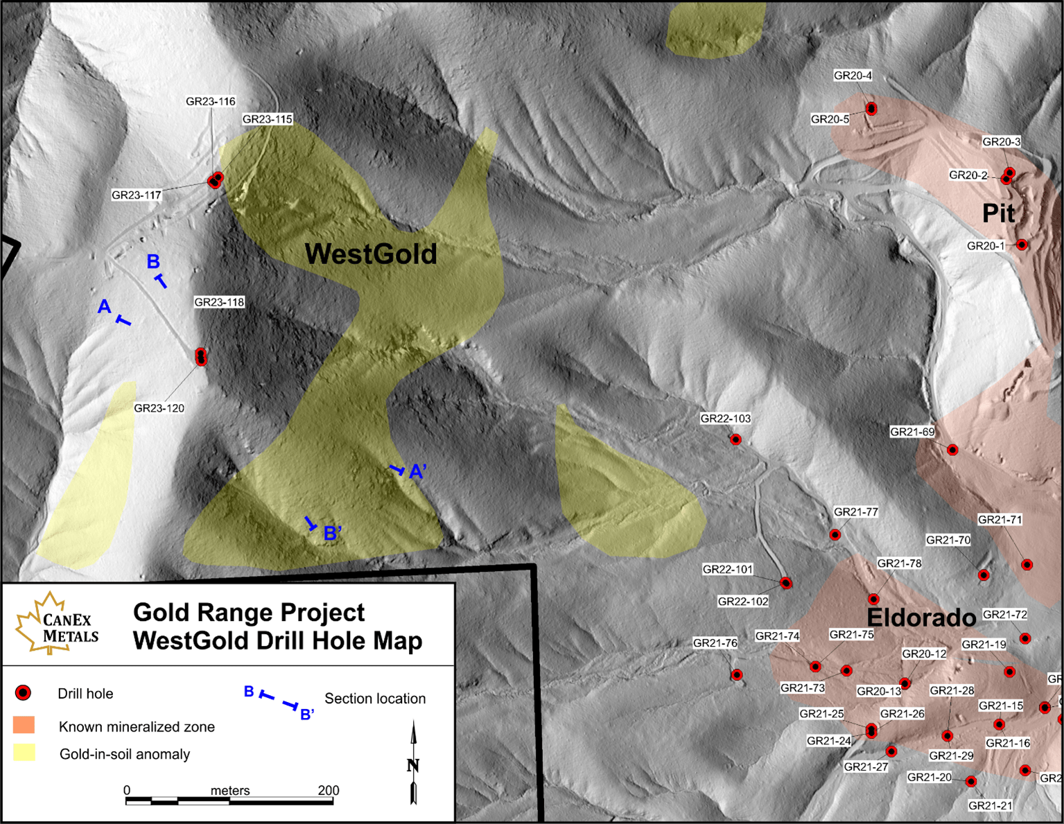 CANEX Metals Inc., Sunday, May 7, 2023, Press release picture