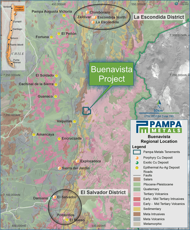 Pampa Metals Corp., Monday, June 5, 2023, Press release picture