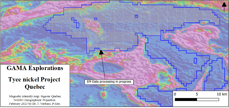 Gama Explorations Inc., Monday, June 19, 2023, Press release picture