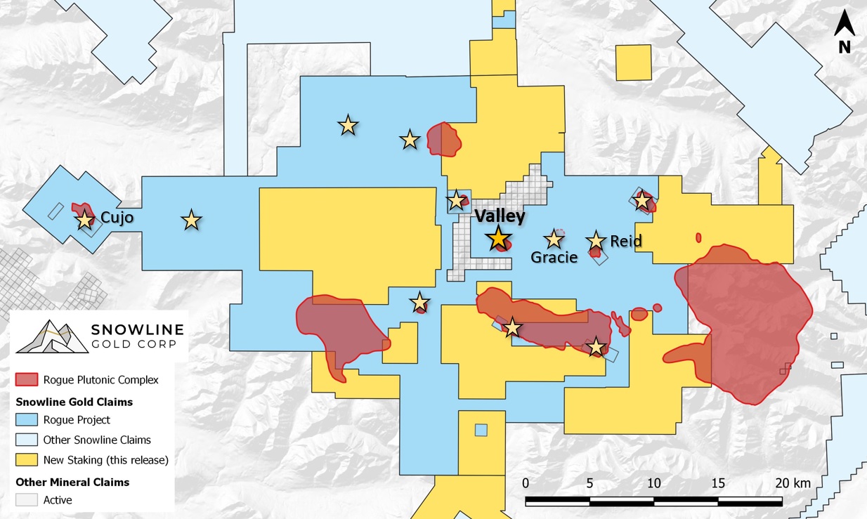 Snowline Gold Corp., Friday, June 9, 2023, Press release picture