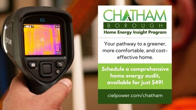 The Chatham Borough Home Energy Insight Program, a new energy efficiency initiative, offers discounted home energy audits and comprehensive reports to Chatham homeowners. As part of this program, residents can benefit from a discounted rate of $49 on a thorough home energy audit conducted by Ciel Power LLC's team of experts. The audit includes blower-door testing, thermal scans, and combustion safety testing to identify areas of inefficiency and potential energy savings.