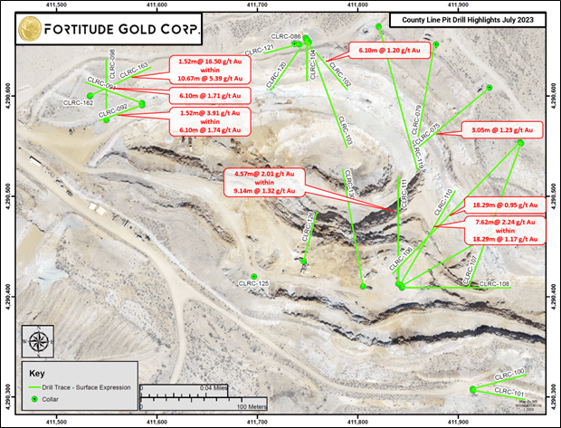 Fortitude Gold Corporation, Sunday, July 23, 2023, Press release picture