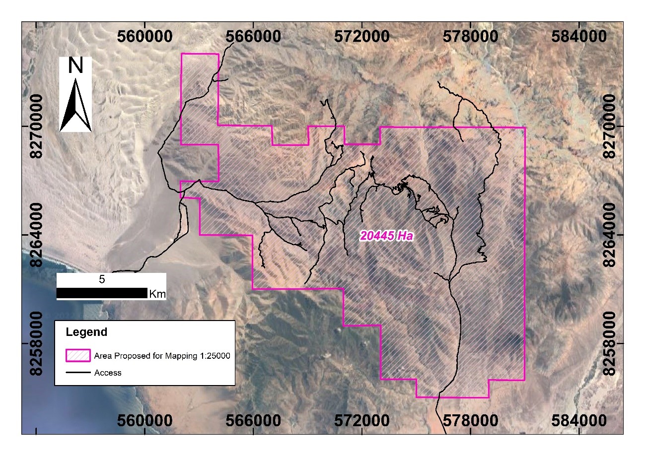 Camino Minerals Corp., Tuesday, July 25, 2023, Press release picture