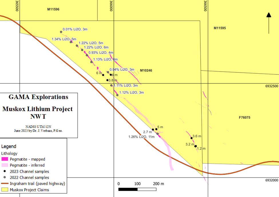 Gama Explorations Inc., Monday, July 10, 2023, Press release picture