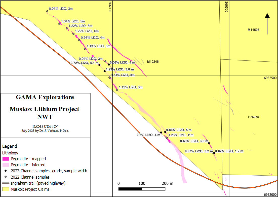 Gama Explorations Inc., Thursday, July 13, 2023, Press release picture