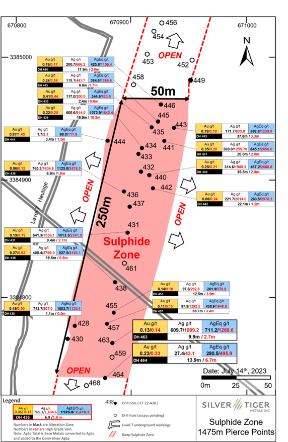 Silver Tiger Metals Inc., Monday, July 24, 2023, Press release picture