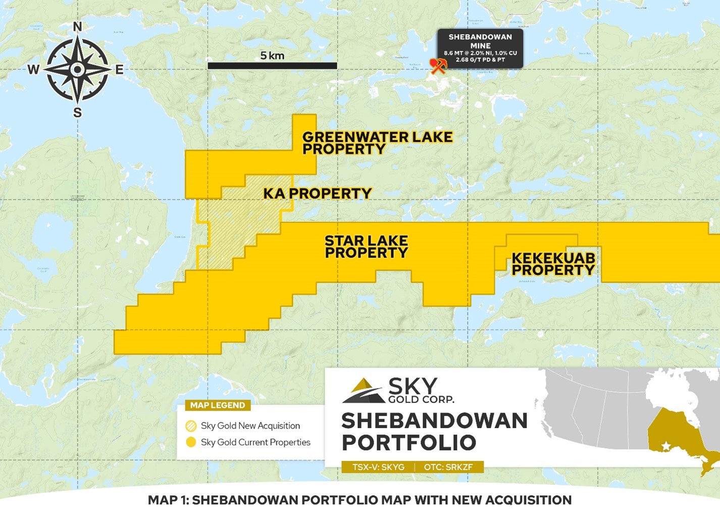 Sky Gold Corp., Wednesday, July 12, 2023, Press release picture