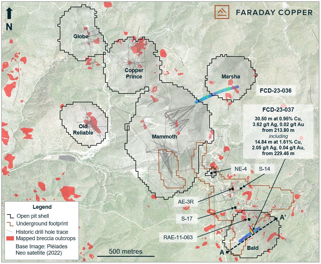 Faraday Copper Corp., Tuesday, August 1, 2023, Press release picture
