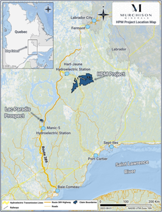 Murchison Minerals Ltd., Thursday, August 31, 2023, Press release picture