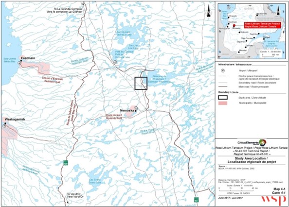 Critical Elements Lithium Corporation, Tuesday, August 29, 2023, Press release picture