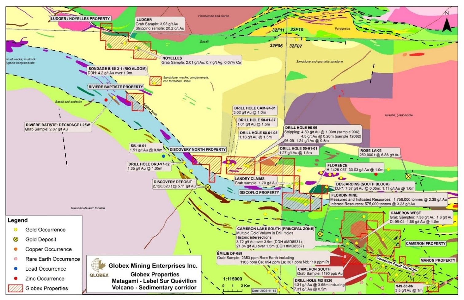 Regional Geology & Globex Properties