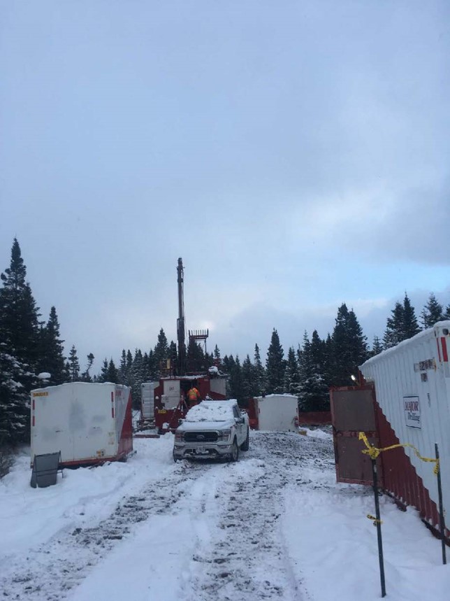 Core Hole 2 Drill Rig