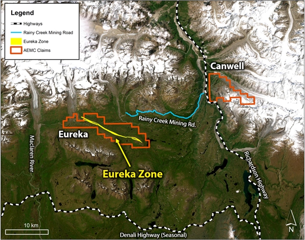 Nikolai Project Property Location Map