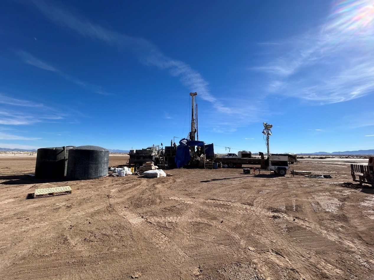 Figure 3  Godbe Drilling's Core Rig on Hole WP-23-04
