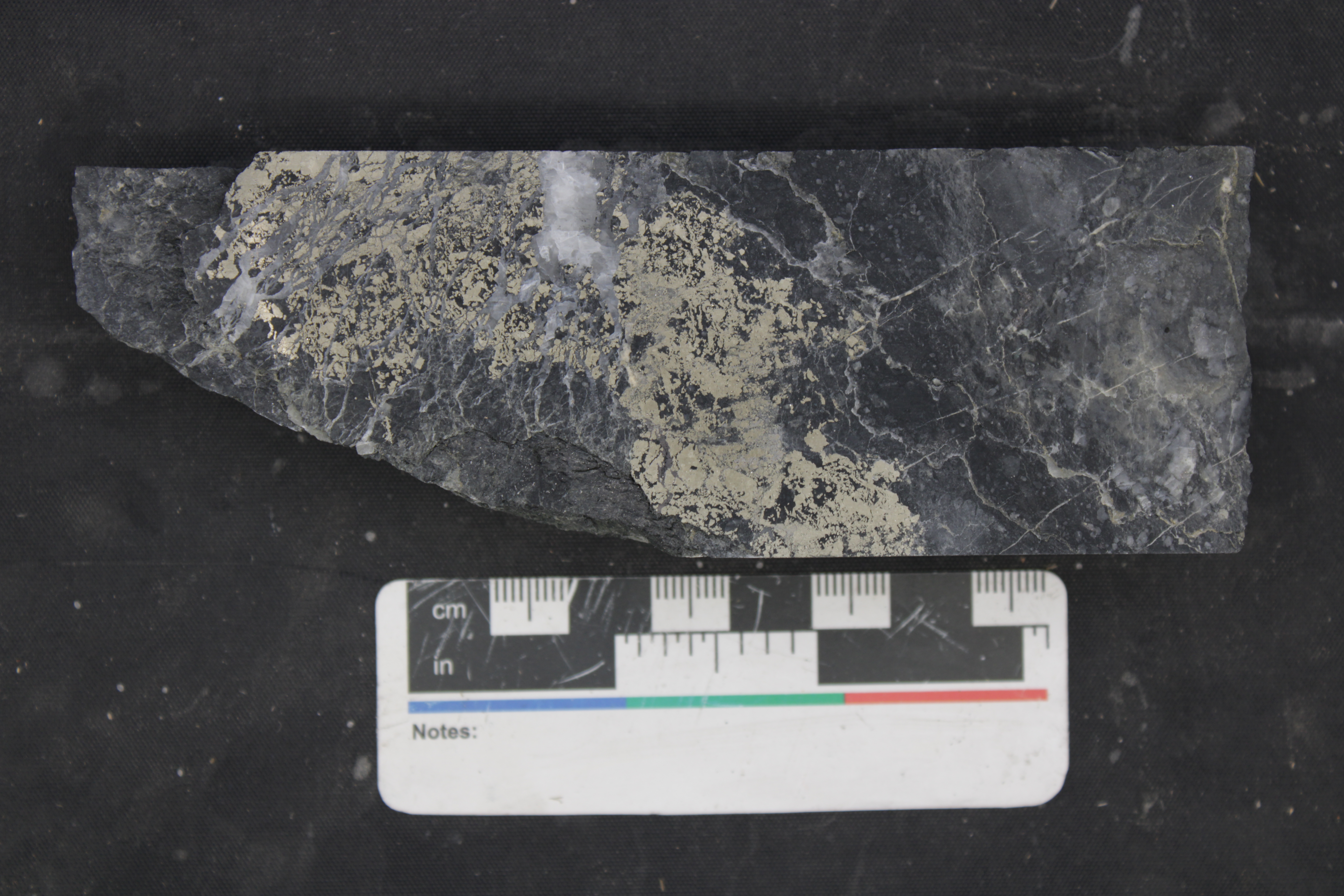 Photo 4 - DEM23-03 - Gold, Silver, Arsenic, Lead, Zinc - Bearing Sulphide Veining