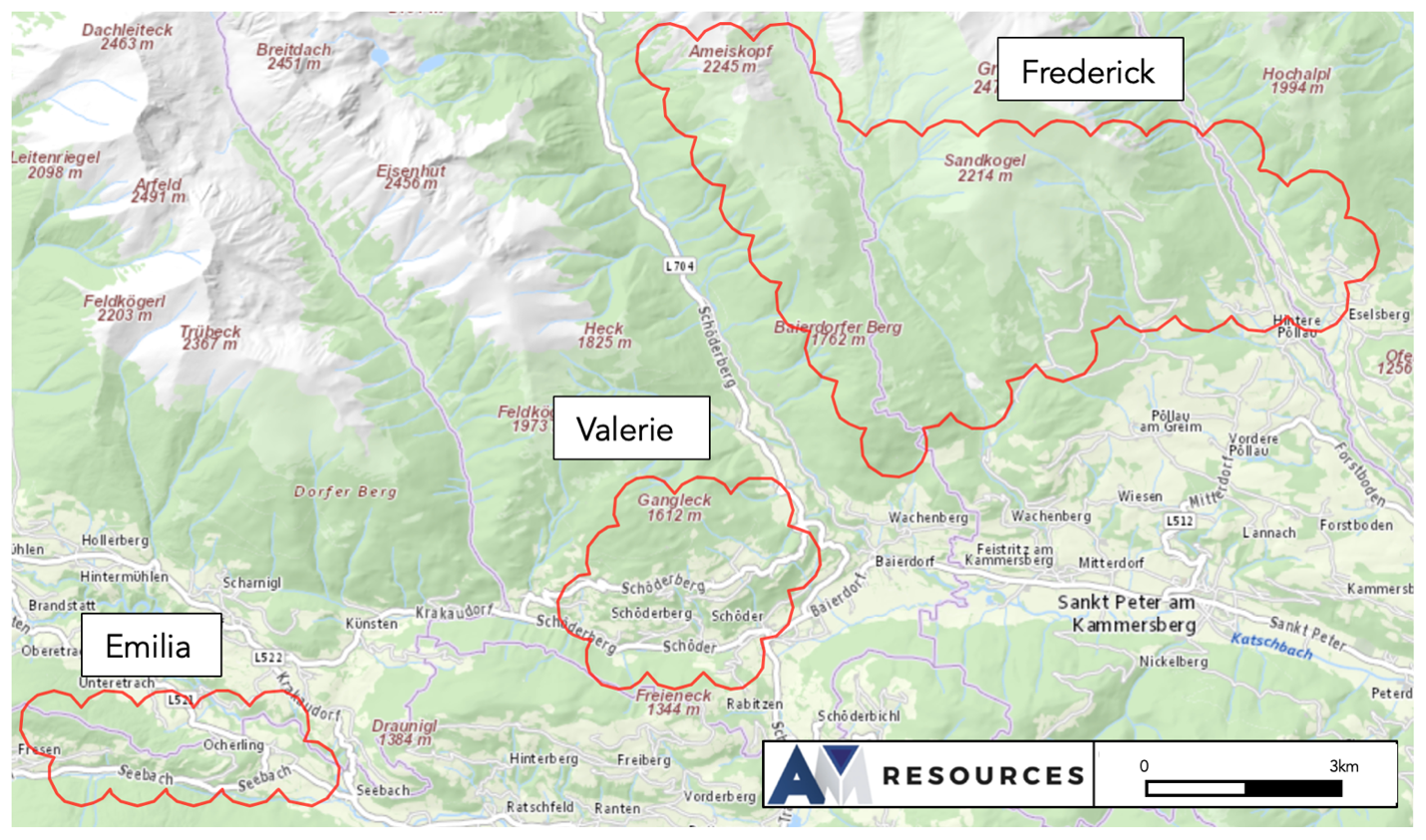 AMR_Pic4_Map of three new properties
