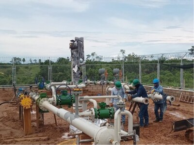 Figure 3 – Official delivery point to Promigas (CNW Group/NG Energy International Corp.)