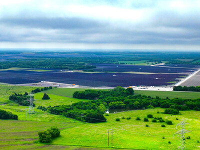 The Copperhead Solar & Storage site in Falls Conty, Texas.