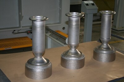 Upper Nozzle Sections, as-deposited (Image Credit: Sciaky Inc)
