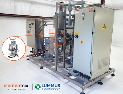 Lummus’ patented electro-oxidation technology and Element Six’s leading patented boron-doped diamond (BDD) electrochemical oxidation technology.