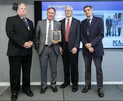 The Roanoke Cement Company in Troutville, VA was represented by Mark Aguilar and recognized for Outreach. (PRNewsfoto/Titan America LLC)