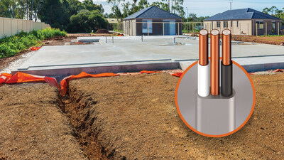 Copperweld's new copper-clad aluminum UF-B (underground feeder) cable is used to extend electrical service underground or as indoor branch circuit wiring for those looking for more cost-stable, energy-efficient alternatives to single-metal copper products.
