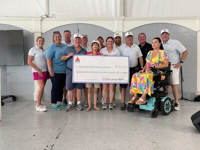 CITGO Lemont Refinery presenting a check to MDA.