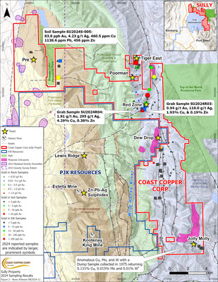 Coast Copper NR24-11. Figure 2 (CNW Group/Coast Copper Corp.)