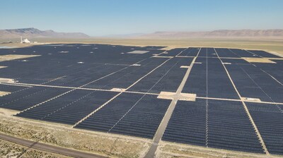 Completed 200MWac Nevada Gold Mines TS Solar Array Project