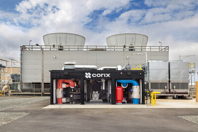 The Renewable Energy Center repurposes waste heat captured from Puget Sound Energy's Encogen facility to provide heating and cooling to the Waterfront District. (CNW Group/Corix District Energy Holdings LP)