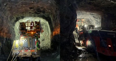 Underground Support Installation (CNW Group/Foran Mining Corporation)