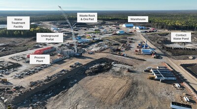McIlvenna Bay Mine Site Looking South (CNW Group/Foran Mining Corporation)
