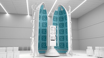Soundcoat for Aerospace: Example of the application of Soundcoat materials used to reduce noise and structural vibrations inside a rocket fairing during space exploration. © 2024 Soundcoat
