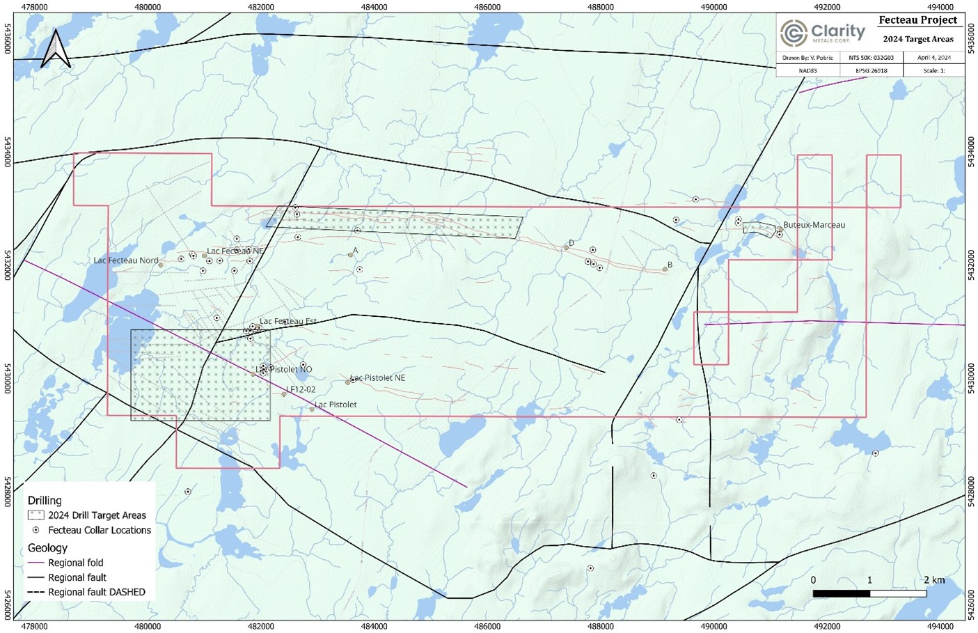 Drill Target Areas for 2024