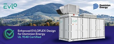 The EVLOFLEX energy storage system. (CNW Group/EVLO)