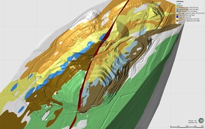 Figure 3 – Starlight solid geology model (CNW Group/Westgold Resources Limited) Figure 3 – Starlight solid geology model (CNW Group/Westgold Resources Limited)